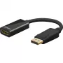 Goobay DisplayPort na HDMI adaptérový kábel 8K/60Hz - -konektor samec> -konektor samica (75270)