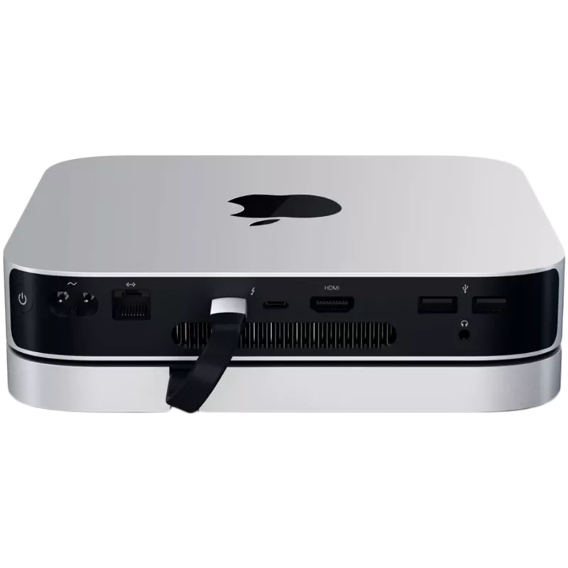 Satechi USB Type-C hliníkový stojan a hub pre Apple Mac mini (strieborná)