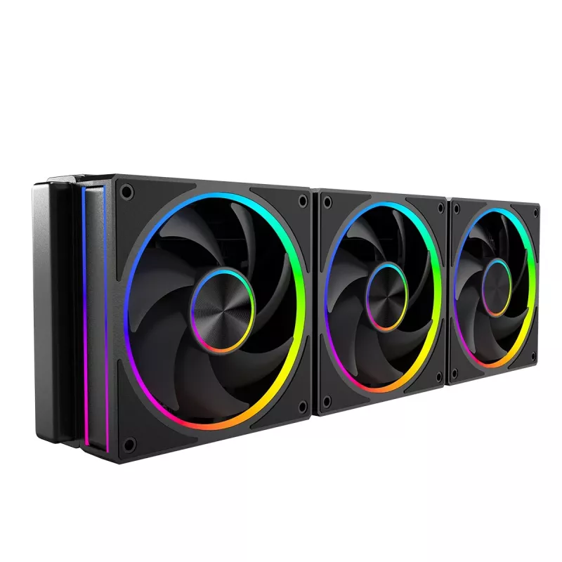 Skriňový ventilátor MODECOM VOLCANO LOOP 120 ARGB, 120 mm, PWM, 400–1400 ot/min, čierny