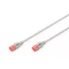 Sieťový kábel ASSMANN Electronic DK-1617-010S RJ-45 Cat6 1m sivý