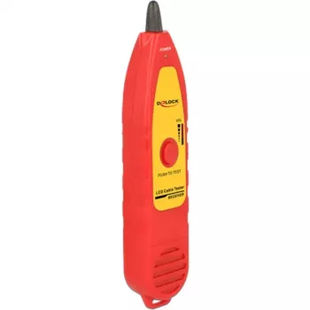Delock 86109 vyhľadávač káblov pre tester káblov 86108, červená/žltá