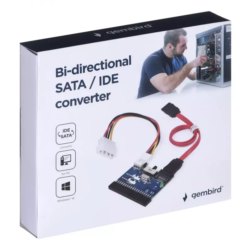 Gembird obojsmerný prevodník SATA/IDE rozširujúce karty/adaptér interný
