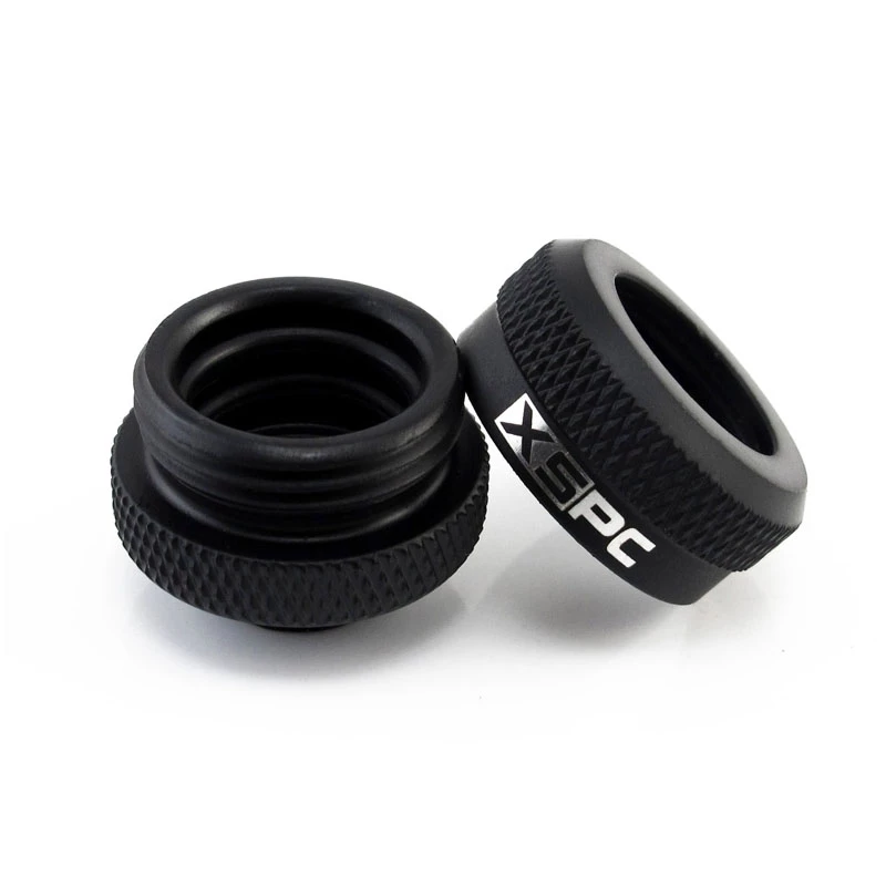 XSPC konektor G1/4 na 14 mm Hardtube, čierny matný - 8 kusov