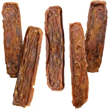 Maškrta pre psov Vitakraft Pure Beef Strips 80 g – hovädzie z jednej suroviny, bez obilnín, bez lepku, vhodné pre všetky plemená