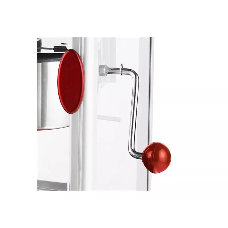 Emerio POM-120650 stroj na popcorn, 360 W, červený/strieborný