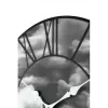 NeXtime hodiny 3037 Clouds, Ø39 cm, nástenné, čierna