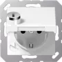 JUNG A 1520 BFKLSL WW - typ F - biela - termoplast - IP44 - univerzálna - 250 V