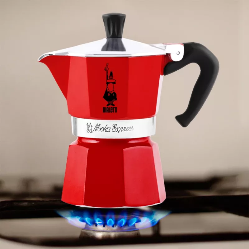 Bialetti Moka Express moka kanvica červená