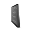 Polica Extralink SHELF 1U pre 19-palcové nástenné skrine, 1U, 300 mm, čierna, kovová