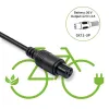Nabíjačka pre e-bike QOLTEC 36V–42V 2A s 3-pinovým konektorom samec GX12