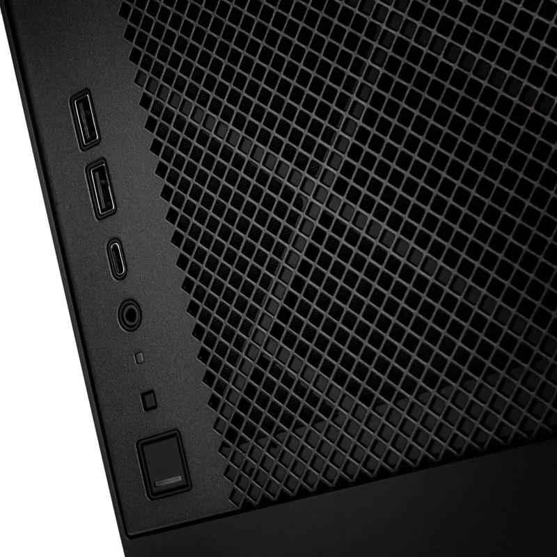 SilverStone ALTA G1M - MicroATX-Tower - Micro-ATX - bez napájacieho zdroja (SFX12V/SFX-L12V) - čierna - USB/Audio
