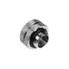 Bitspower Multi-Link adaptér, rovný, G1/4 palca samec na 12 mm AD Hardtube – lesklé striebro