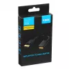 Káblový adaptér DisplayPort na HDMI IBOX iadp4k — DisplayPort (konektor samec) na HDMI (konektor samica), rovný konektor, podpora 4K, strieborný