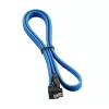 CableMod ModMesh - SATA kábel - Serial ATA 150/300/600 - SATA (W) pravouhlý na SATA (W) - 60cm - svetlomodrý (CM-CAB-RSAT-N60KLB-R)