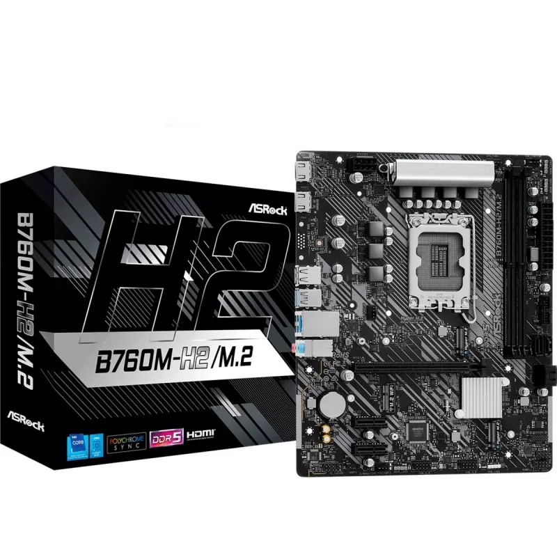 ASRock B760M-H2/M.2 DDR5 LGA1700 Micro-ATX základná doska