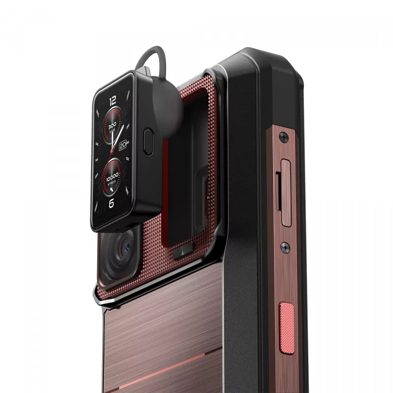 Smartfón Oukitel WP300 5G, 6,8 palca, 12 GB RAM, 512 GB, 16000 mAh, IP69K, Android 15, červený