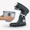 Kuchynský robot Severin KM 3898 1000 W 5,5 L čierna brúsená oceľ strieborná