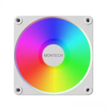 Montech GF120 V2 ARGB modul ventilátora počítačovej skrine 12 cm biely 1 ks
