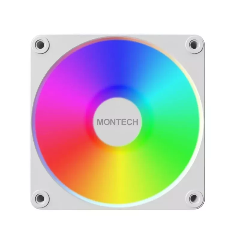 Montech GF120 V2 ARGB modul ventilátora počítačovej skrine 12 cm biely 1 ks