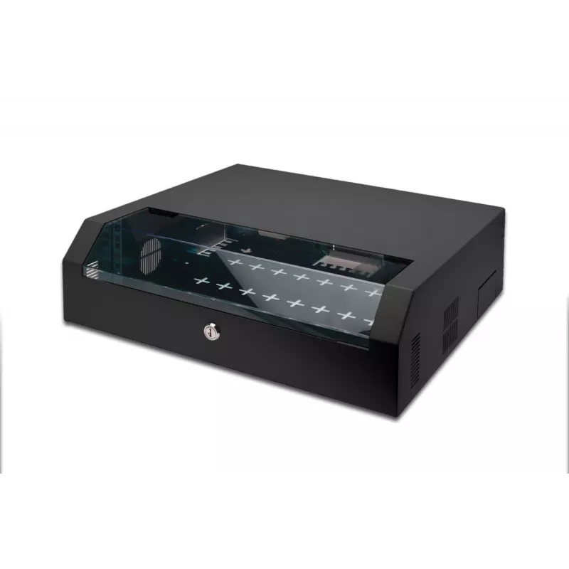 Nástenný montážny rack Digitus DN-19 04U-PB-B