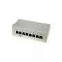 Patch panel S/CONN 75058 Mini Cat5e sivý