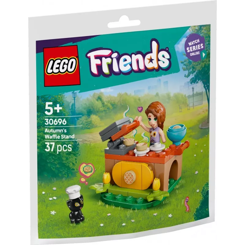 Stavebnica LEGO Friends 30696 Autumn's Waffle Stand sada, malá stavba, obsahuje minifigúrky