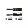 Sieťový kábel PatchSee PCI6-F/16 RJ-45 Cat6a 4,9 m čierny