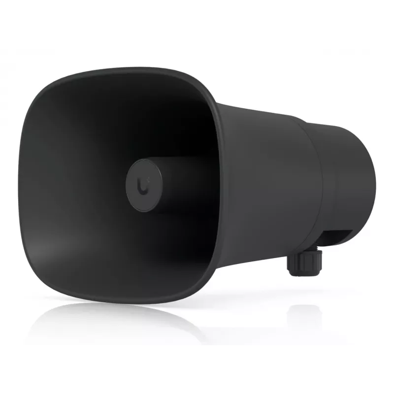 Ubiquiti UniFi Protect AI trúbkový reproduktor UP-AI-Horn-Speaker-B, čierny, PoE+