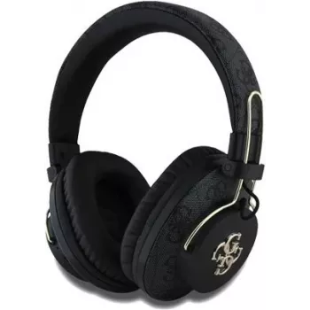 GUESS bezdrôtová Bluetooth náhlavná súprava 4G Metal Logo čierna, GUBHS72P4FC4MK, univerzálna (GUBHS72P4FC4MK)