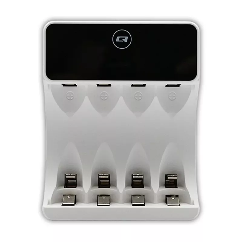 Nabíjačka batérií QOLTEC 50848 pre NiMH AAA (R03) a AA (R6) články s LCD displejom