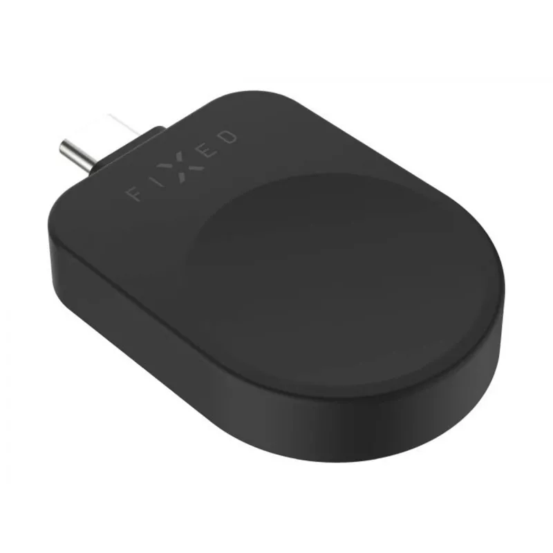 Pevný USB-C nabíjací adaptér pre Samsung Galaxy Watch FIXDW-SAP-BK čierny