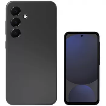 4smarts silikónové puzdro Cupertino pre Samsung Galaxy A36, čierne, 541335