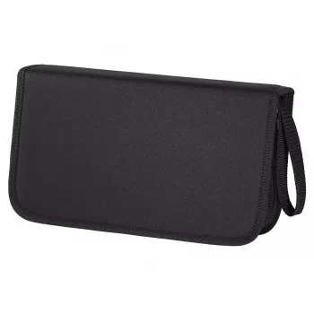 Hama nylonová taška 104 CD, 104 diskov, čierna, nylon