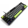 Mechanická klávesnica MEDIA-TECH MT1260 Red Core MX60, 60% formát, spínače CHERRY MX Red, RGB podsvietenie, USB, zelená
