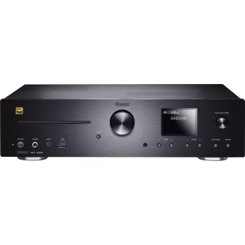 Stereo prijímač Magnat MC 400 — 2.0 kanály, 40 W na kanál, CD prehrávač, Wi‑Fi, Bluetooth, DAB/FM, Ethernet (čierny)