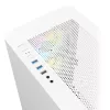 Montech AIR 100 ARGB MICRO-ATX veža so štyrmi predinštalovanými ARGB ventilátormi, ultra-minimalistický dizajn, jemný mesh predný panel, vysoký prietok vzduchu, jedinečná strana