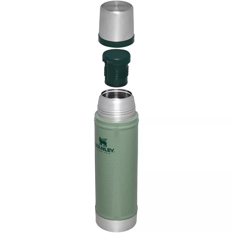 Termoska STANLEY The Legendary Classic Bottle 0,6 l zelená – izolačná vákuová fľaša, 600 ml