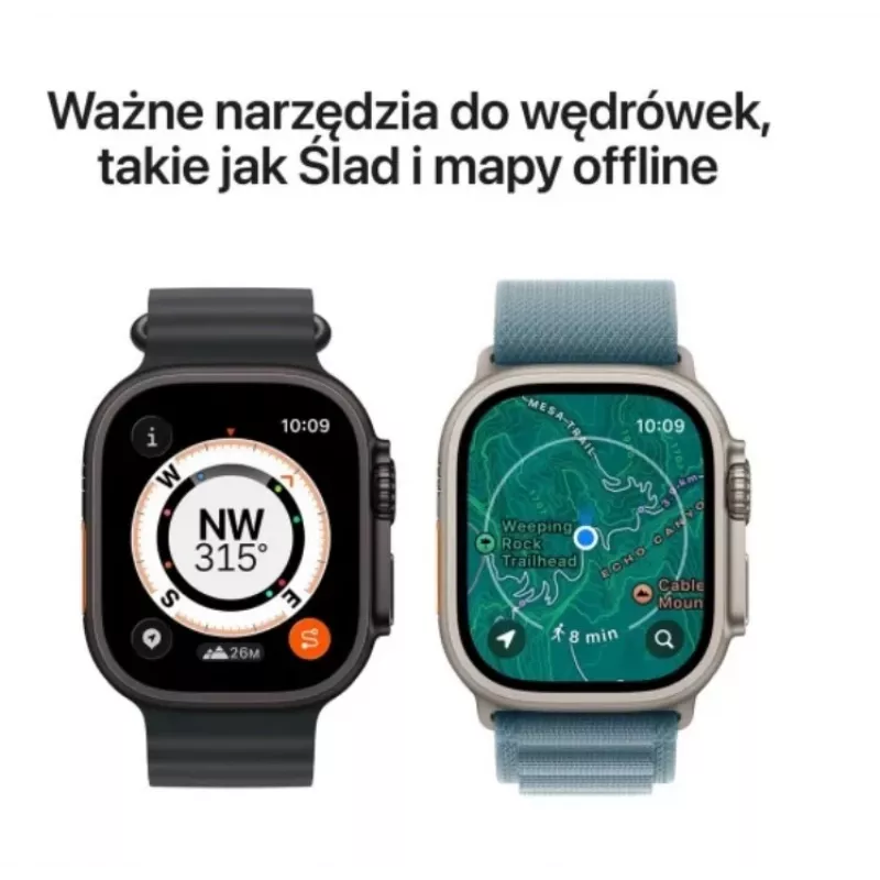 Apple Watch Ultra 3 GPS + Cellular 49mm Black Titanium puzdro s Black Alpine Loop Medium