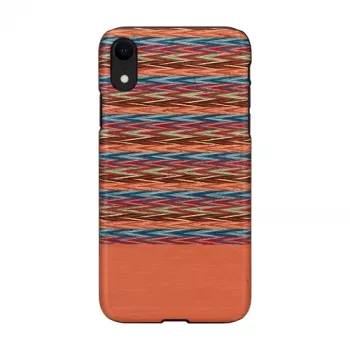 Puzdro na smartphone man and wood pre iPhone XR — Browny Check čierna ochranné puzdro