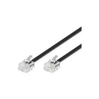 Telefónny kábel Microconnect MPK191 RJ11 RJ11 15 m čierny