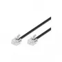 Telefónny kábel Microconnect MPK191 RJ11 RJ11 15 m čierny
