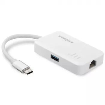 Edimax EU-4308 dokovacia stanica/port replikátor pre notebook USB 3.2 Gen 1 (3.1 Gen 1) Type-C biely