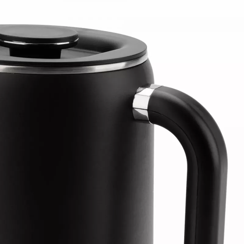 Jata JEHA1575 elektrická kanvica, 1,7 l, 1500 W, 5 nastavení teploty, čierna/nehrdzavejúca oceľ