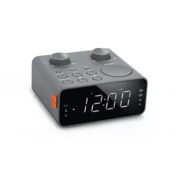 Rádiobudík s duálnym budíkom Muse M-17 LG | funkcia budíka | AUX vstup