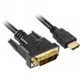Sharkoon adaptérový kábel - Single Link - HDMI samec na DVI-D samec