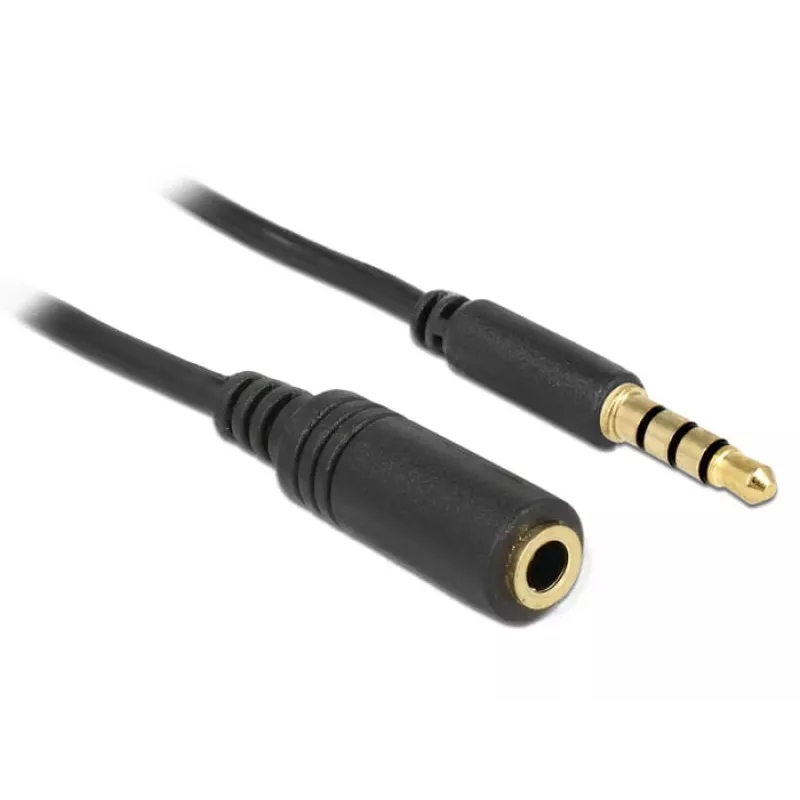 Audio kábel DeLOCK 84667 2 m 3,5 mm čierny