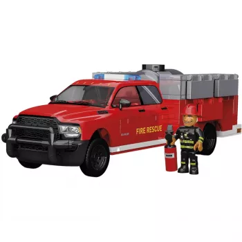 Stavebnica Cobi RAM 3500 hasičské auto COBI-24612 2-in-1 modelová sada