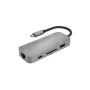 USB hub Terratec Connect C8 USB 2.0 Type-C sivý