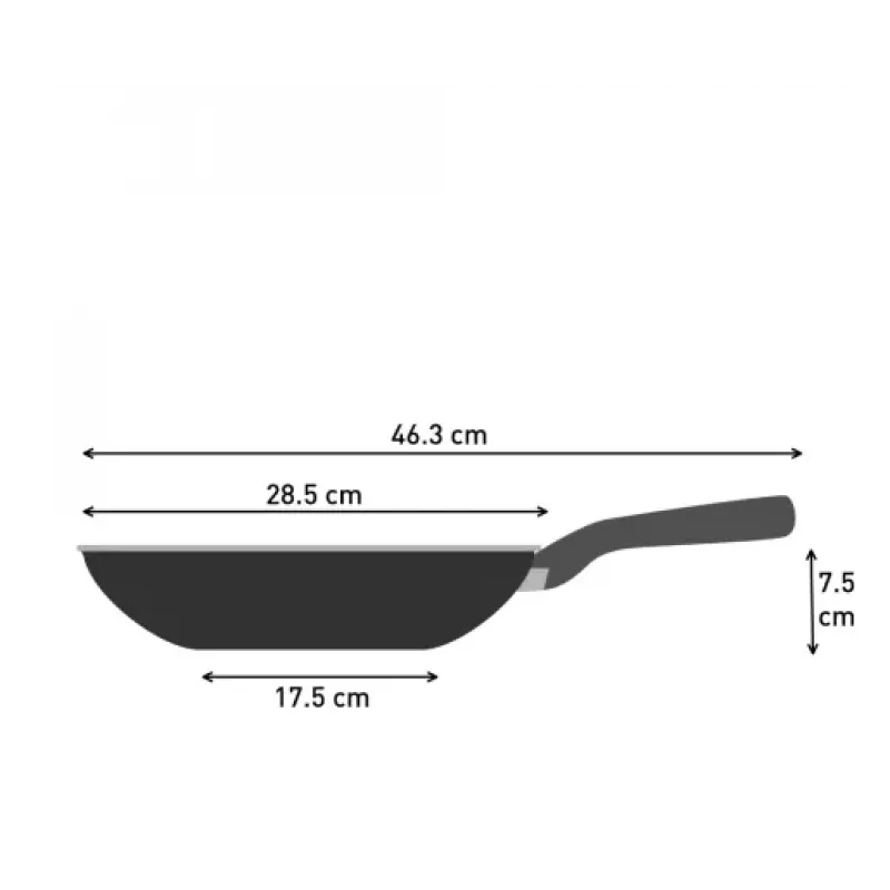 Wok panvica Tefal So Light 28 cm — indukcia, nepriľnavý povrch, ľahká