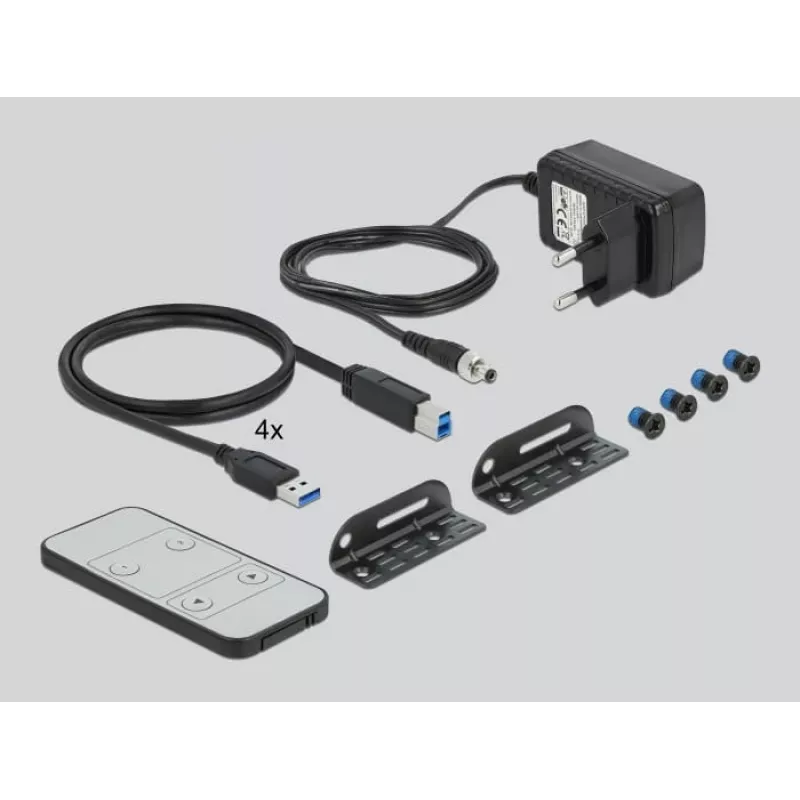 KVM switch DeLOCK 11484 čierna